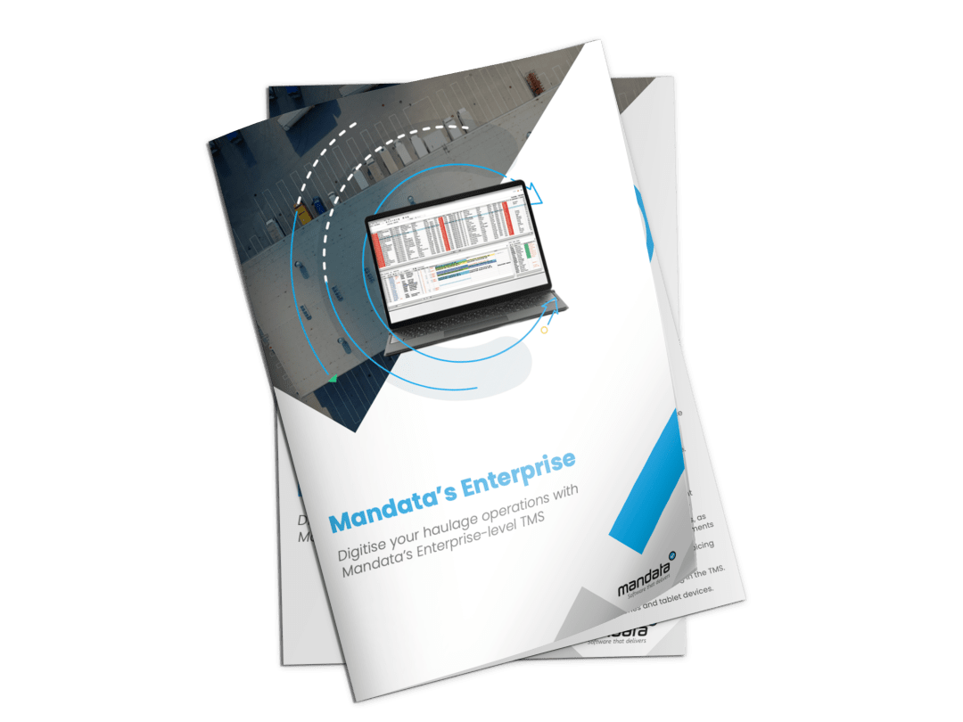 Mandata Enterprise TMS Product Brochure Cover Image